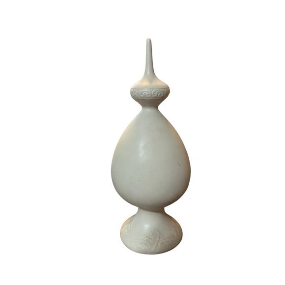 Vintage Byron Molds 1977 Ceramic Christmas Table Boy Top Ornament Tree Topper - Picture 3 of 7